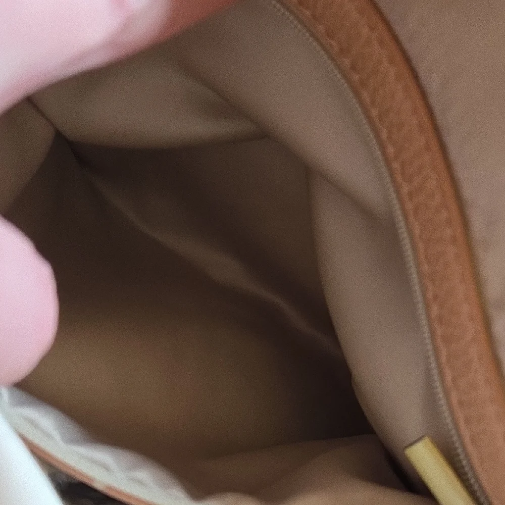 Anthropologie pink/peach shoulder sling bag normcore spring - Picture 8 of 10